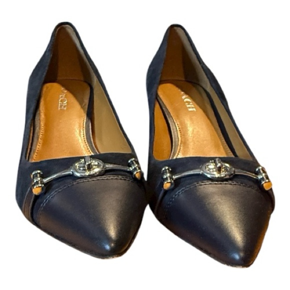 COACH Lauri Pointed-Toe Suede Pumps 9.5 - Picture 3 of 5